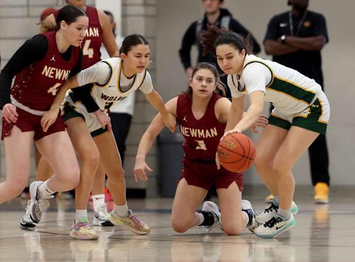 Cardinal Newman girls BB 61, San Ramon Valley 55 NCS Open championship by Dennis Lee 2-24-24022420240